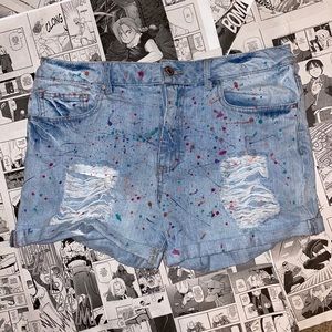 Splatter Paint Shorts
